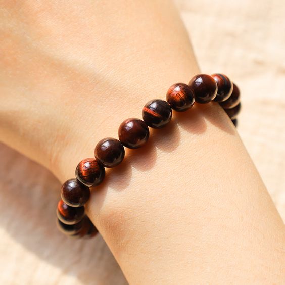 Red Tigers Eye Bracelet