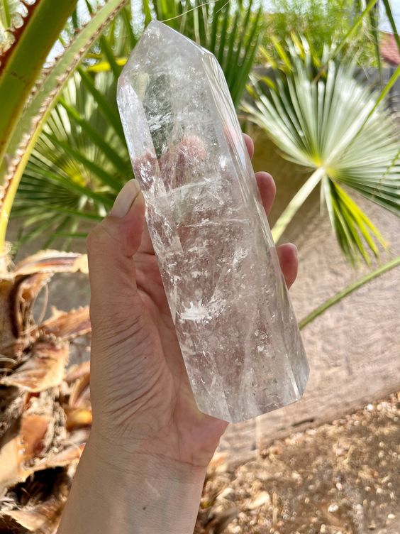 Clear Quartz Tower