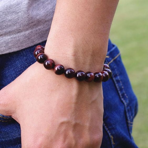 Red Tigers Eye Bracelet