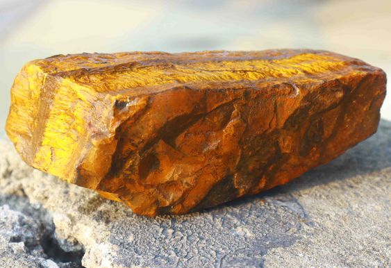 Tiger Eye Rough Uncut Crystal