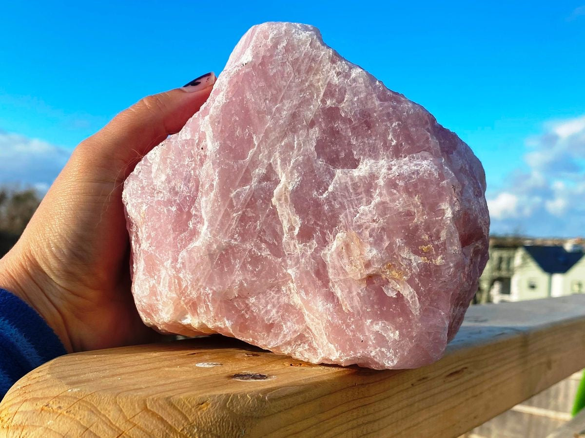 Rose Quarts Rough Crystal