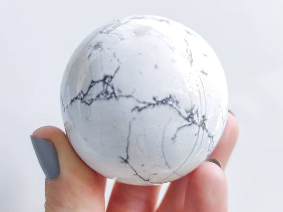 Howlite Crystal Ball