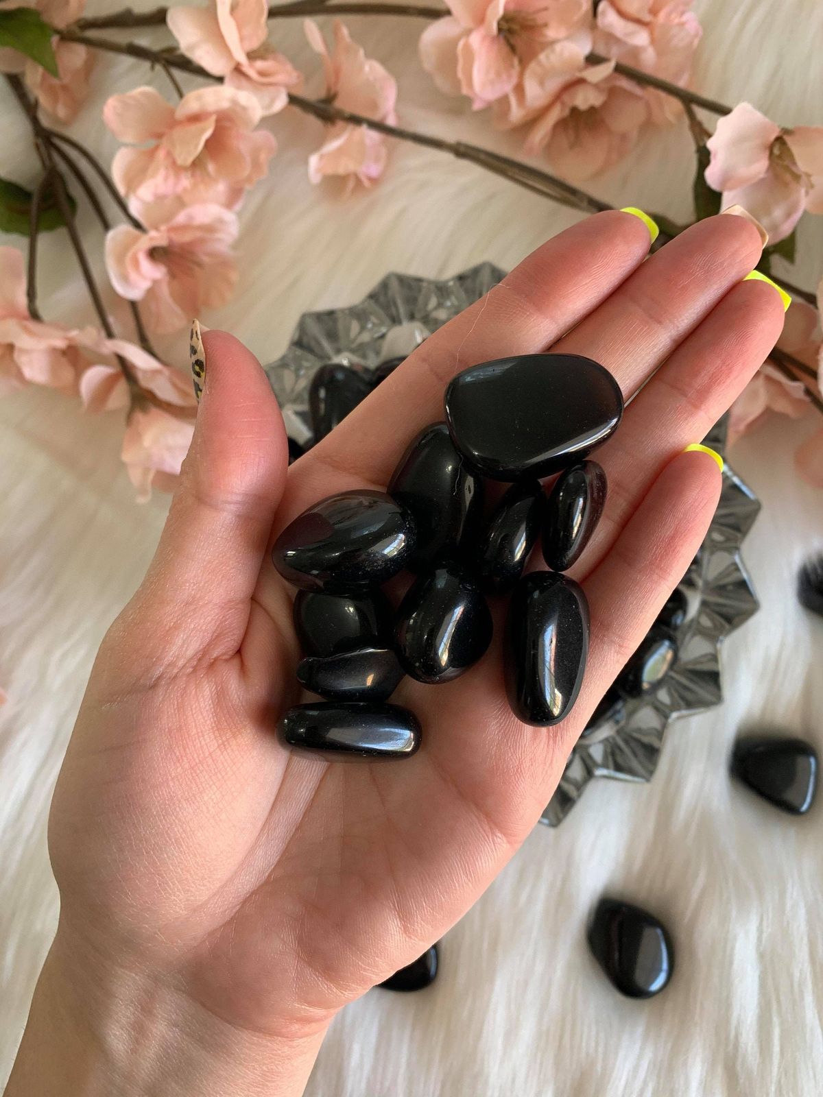 Black Obsidian Tumble Stone