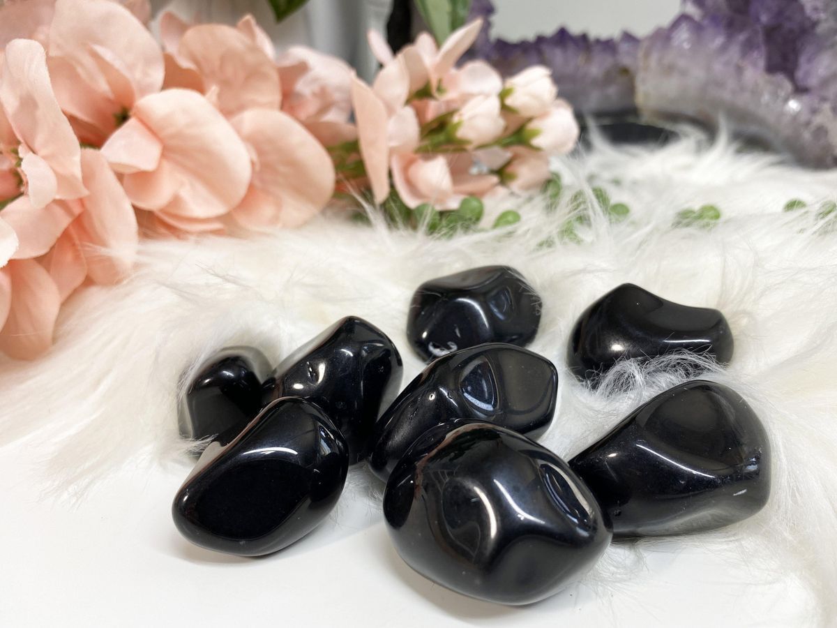 Black Obsidian Tumble Stone