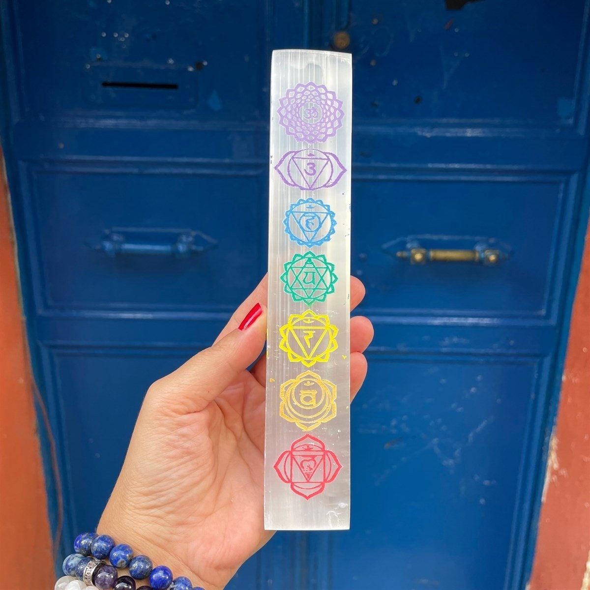 Selenite Charging Ruler