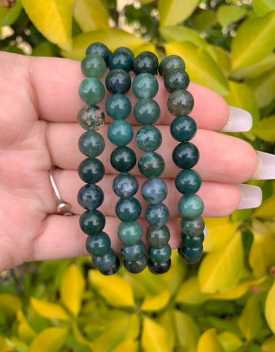 Moss Agate Bracelet