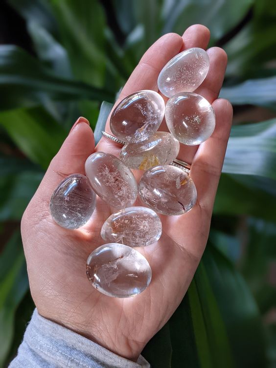 Clear Quartz Tumble Stone
