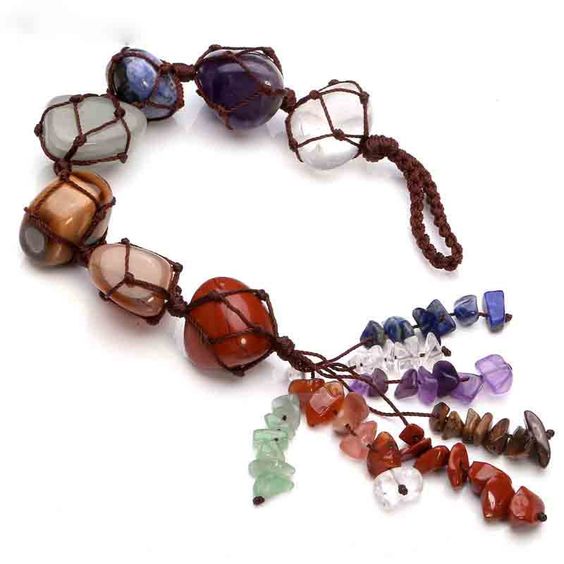 Car Crystals / 7 Chakra Hanging Crystals