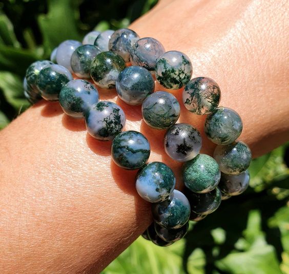 Moss Agate Bracelet