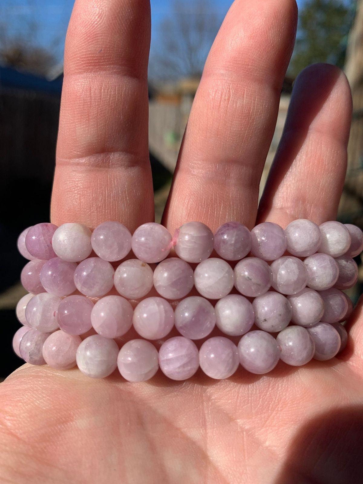 Kunzite Crystal Bracelet
