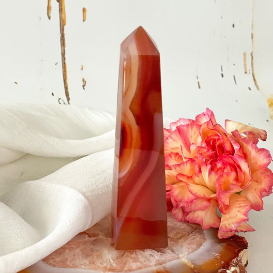 Carnelian Crystal Tower