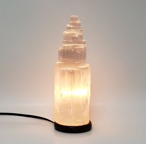 Selenite Lamp