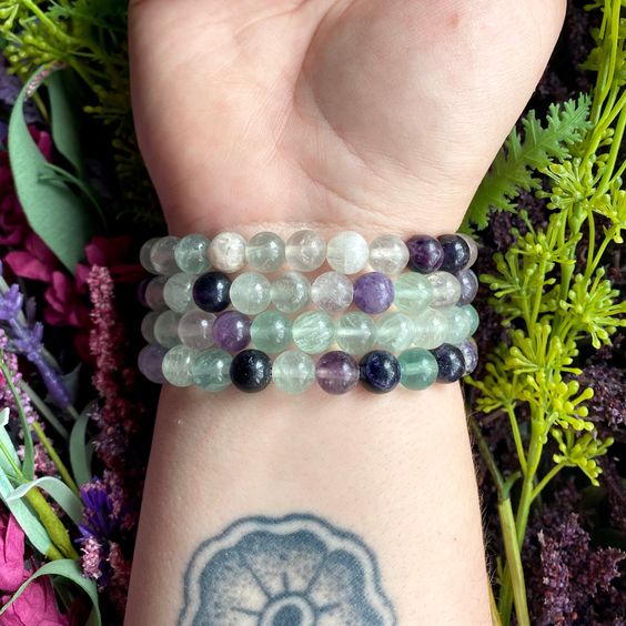 Rainbow Fluorite Bracelet