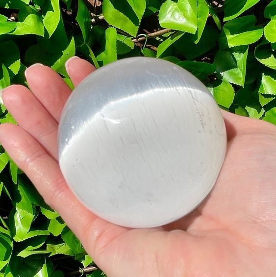 Selenite Crystal Sphere