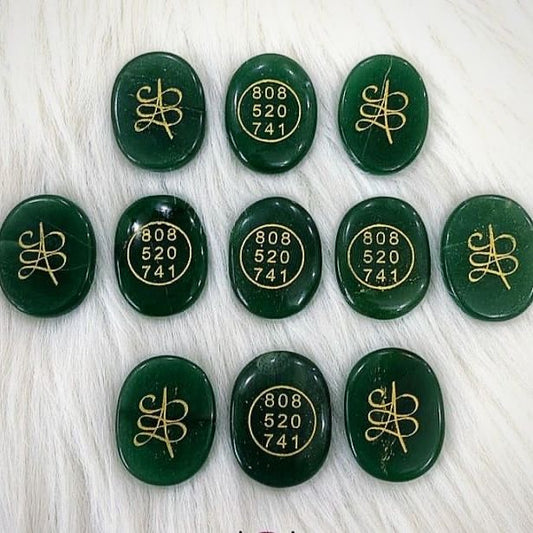 Green Jade Zibu Coins
