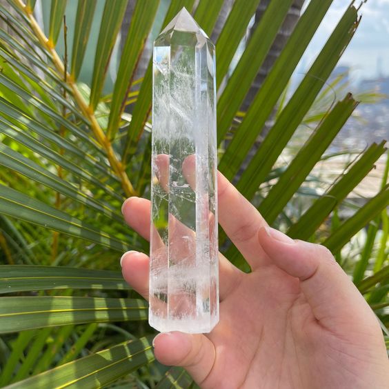 Clear Quartz Tower