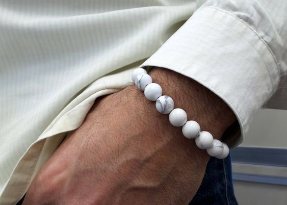 Howlite Crystal Bracelet
