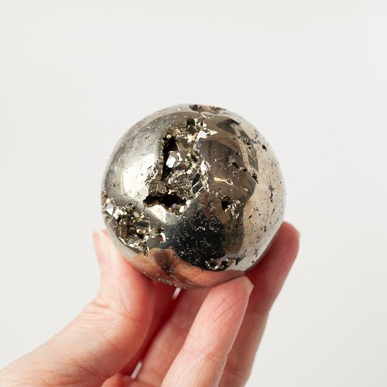 Pyrite Crystal Sphere