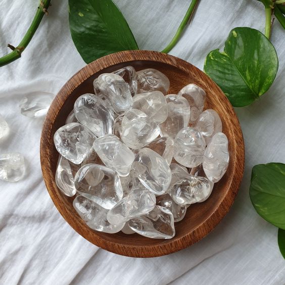 Clear Quartz Tumble Stone