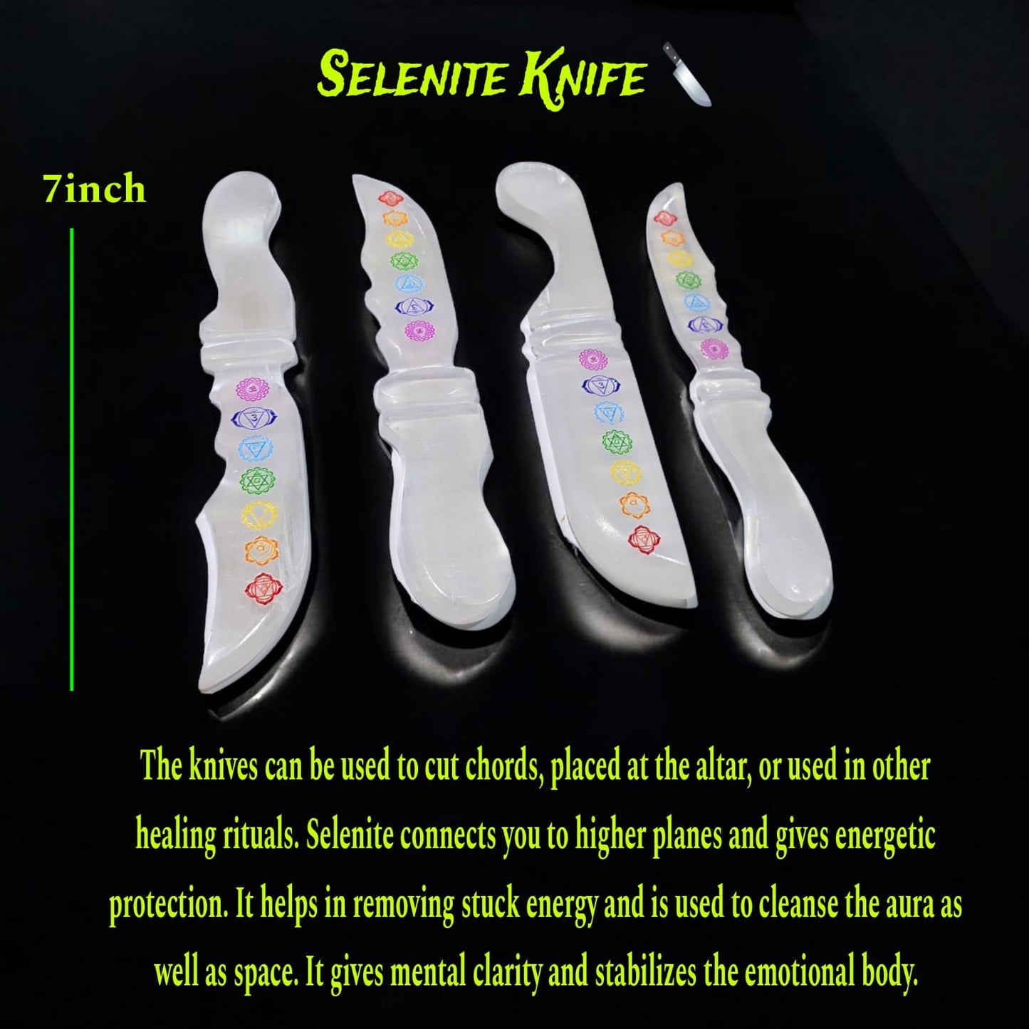 Selenite Knife On Sale