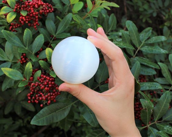 Selenite Crystal Sphere