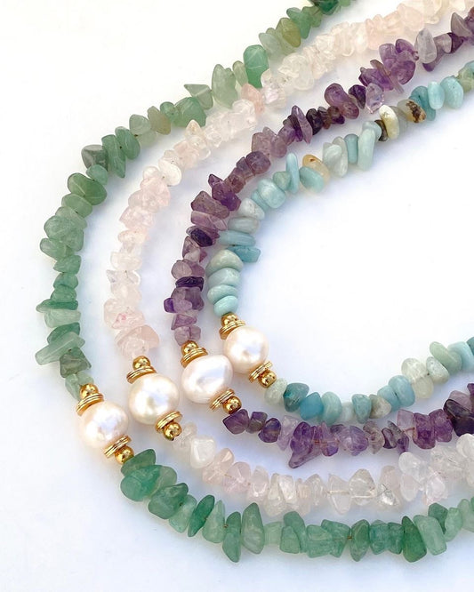 Crystal Chips Necklace