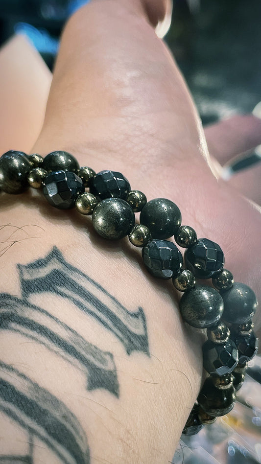 Pyrite Stylish Crystal Bracelet