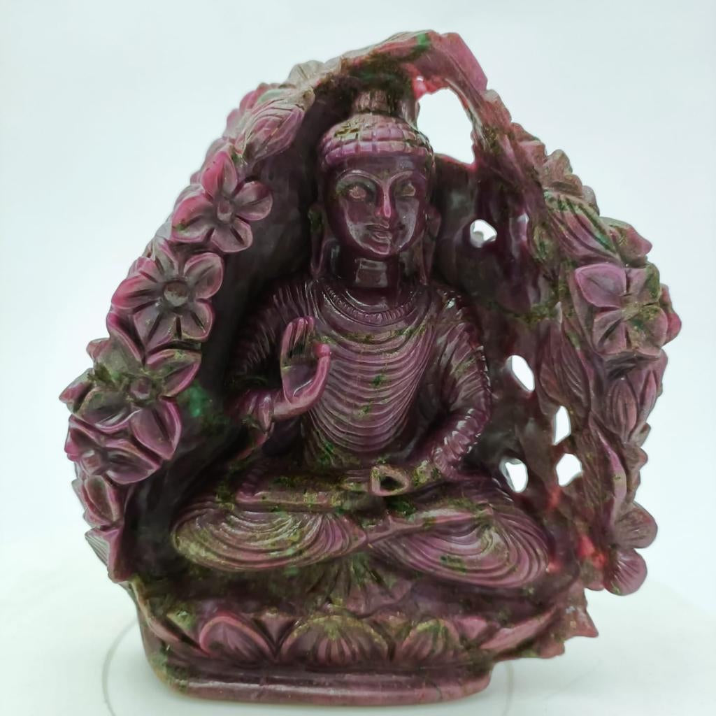 Ruby Carved Buddha