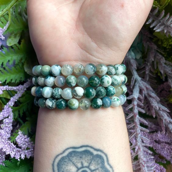 Moss Agate Bracelet