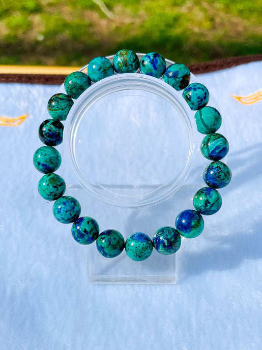 Azurite Bracelet (Natural Azurite Malachite)