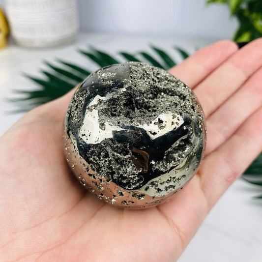 Pyrite Crystal Sphere