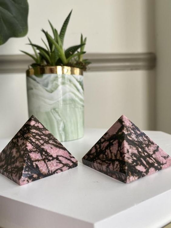 Rhodonite Pyramid (Small)