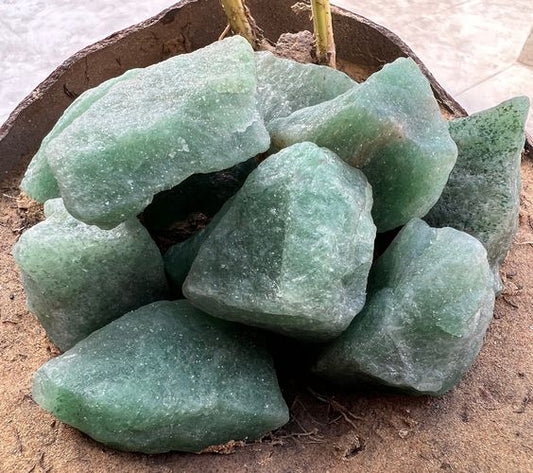 Green Aventurine Rough Crystal (1 Kg)