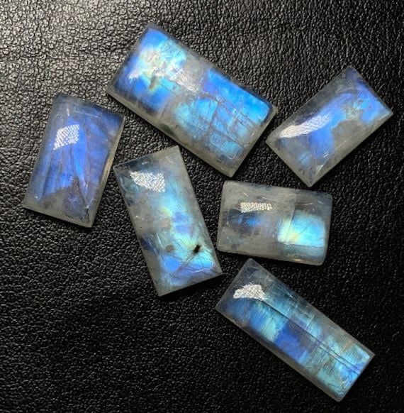 Rainbow Moonstone Cabochons