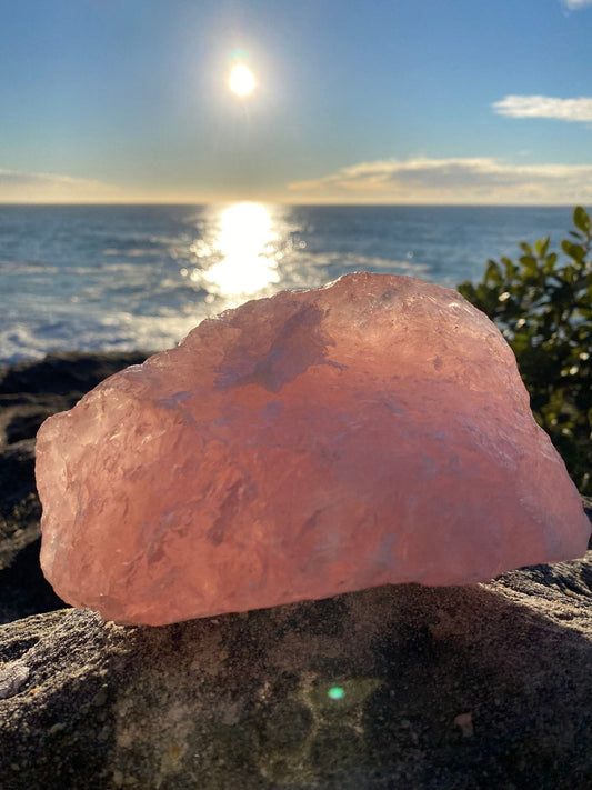 Rose Quarts Rough Crystal