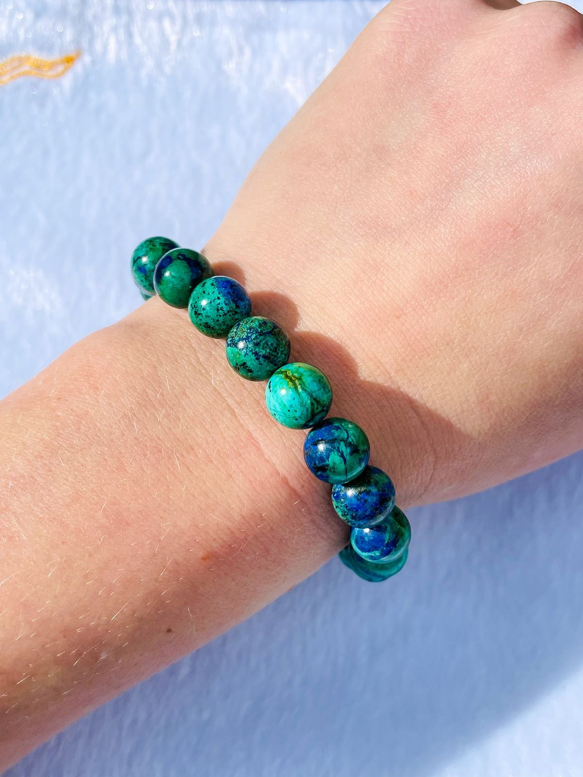 Azurite Bracelet (Natural Azurite Malachite)