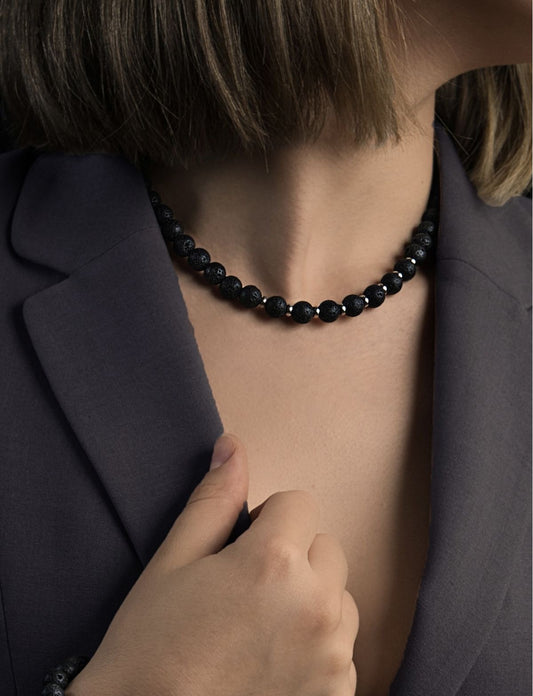 Natural Lava Necklace