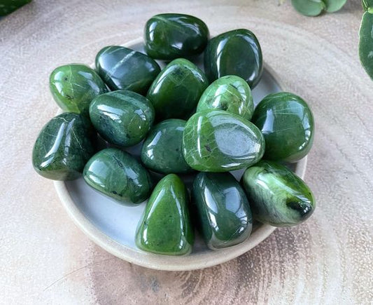 Green Jade Tumble Stone