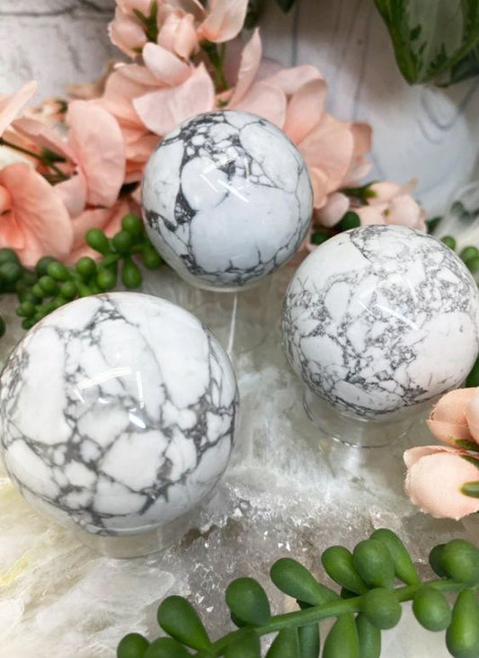 Howlite Crystal Ball