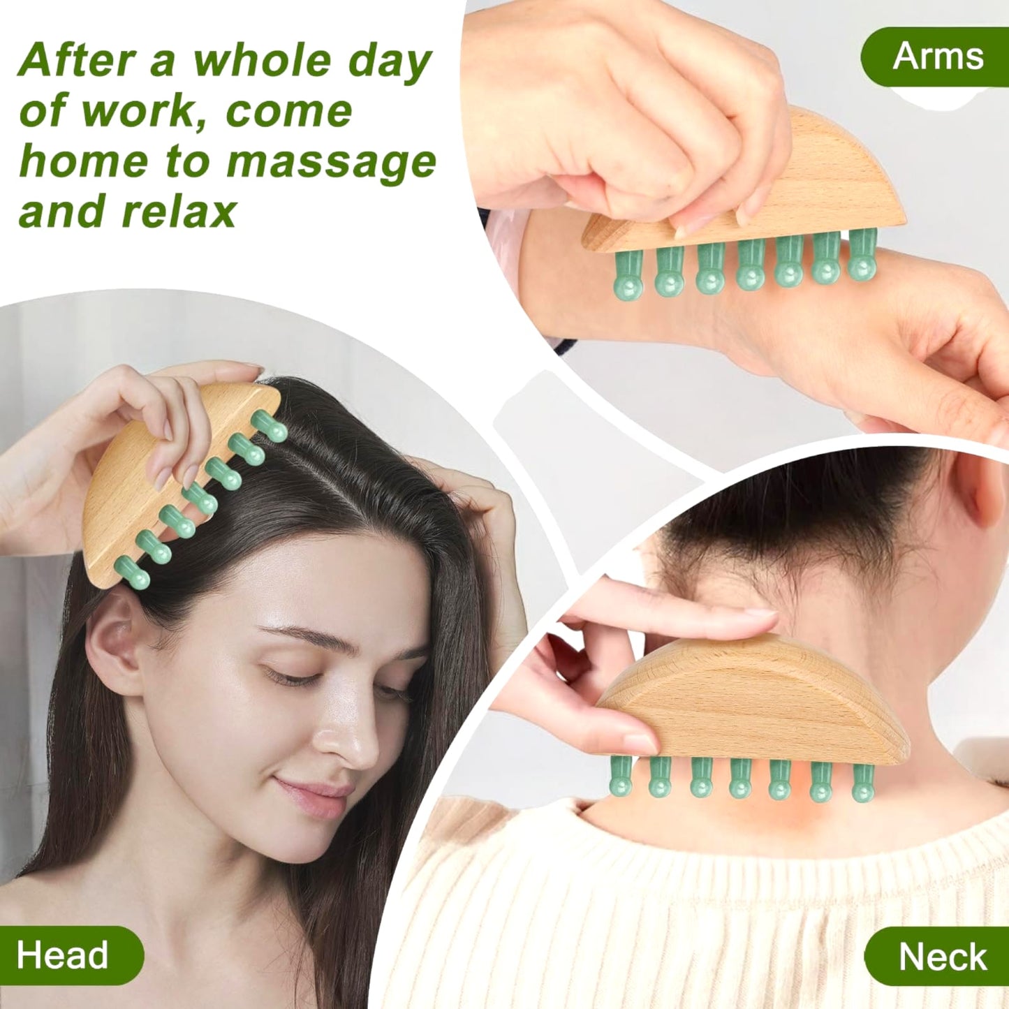 Crystal Massager Tool Comb
