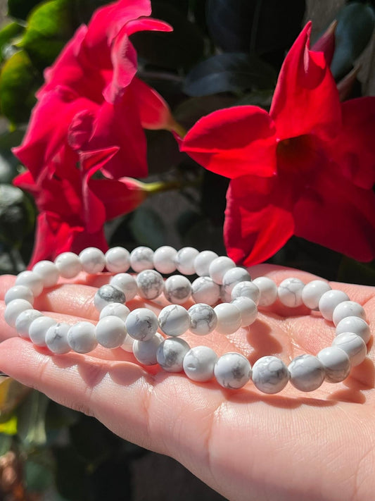 Howlite Crystal Bracelet