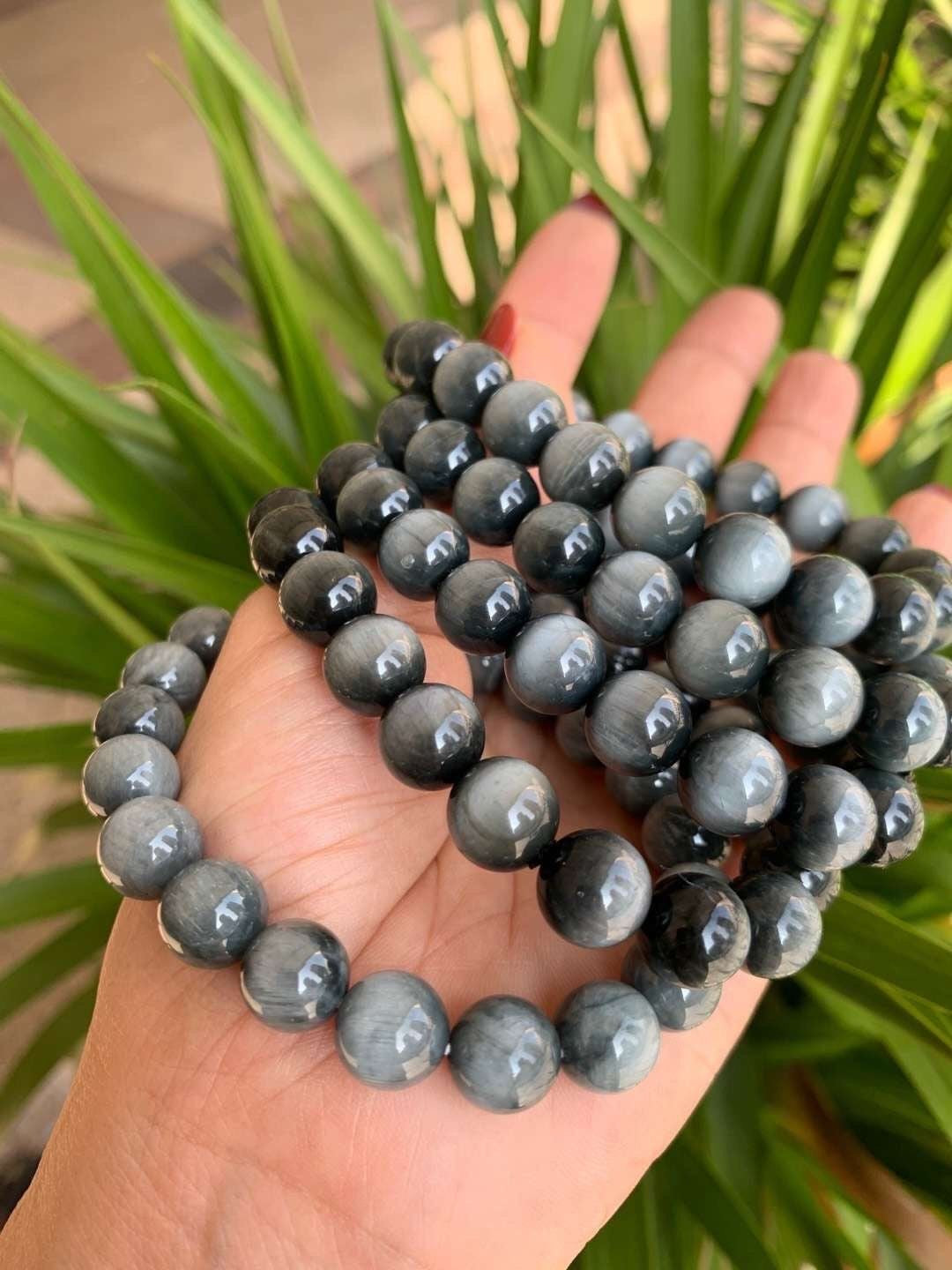 Grey Cat's Eye Bracelet