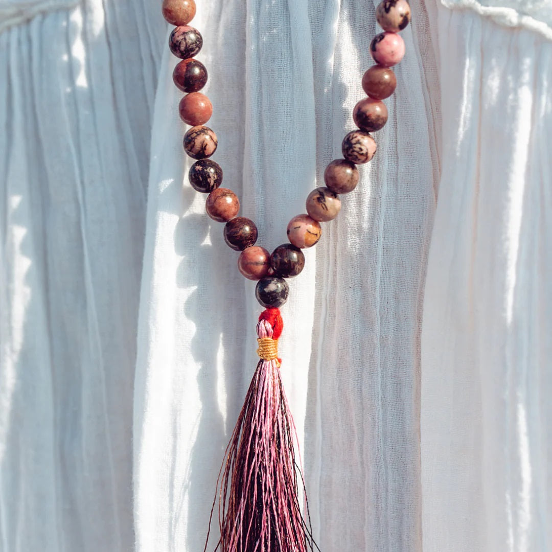 Mookaite Jap Mala 108 Beads