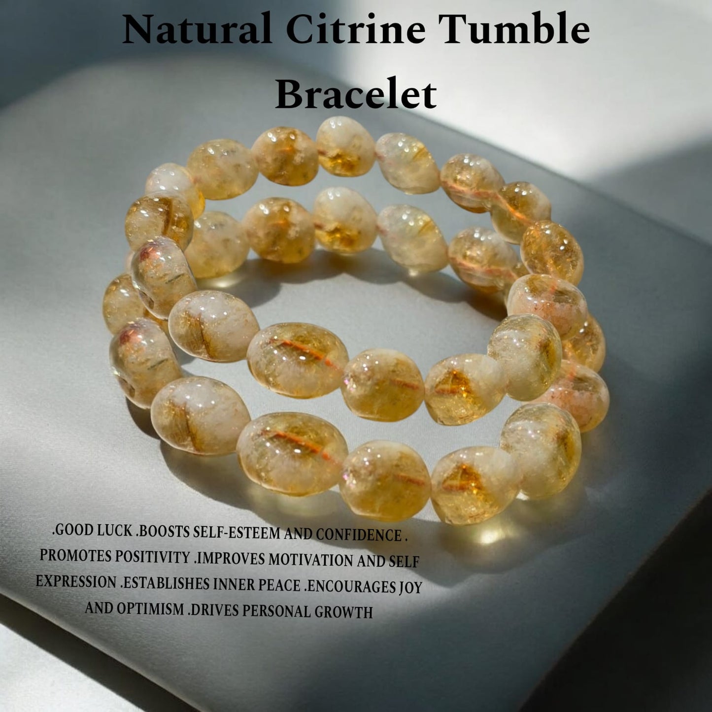 Citrine Tumble Bracelet