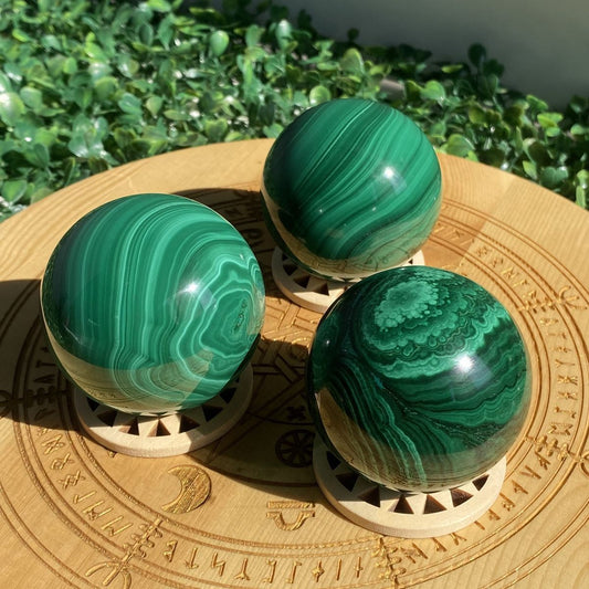 Malachite Spheres