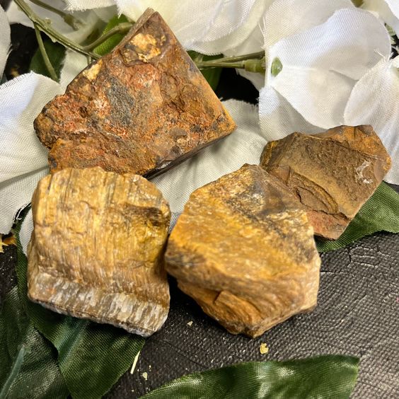 Tiger Eye Rough Uncut Crystal