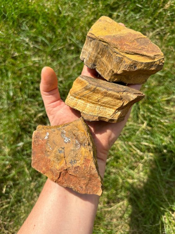 Tiger Eye Rough Uncut Crystal