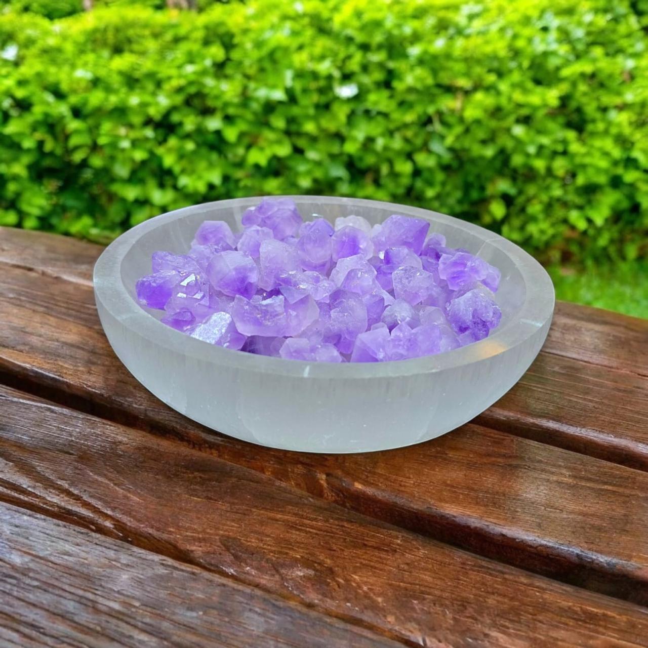 Amethyst Crystal Tooth