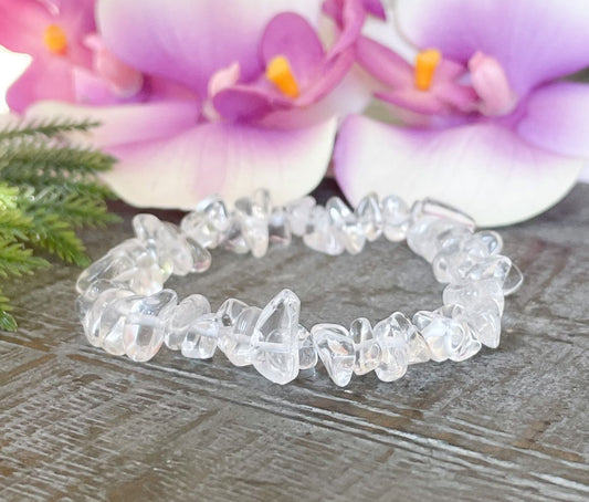 Clear Quartz Chips Bracelet