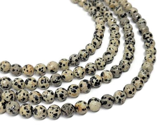 Dalmatian Jasper Bead Lines
